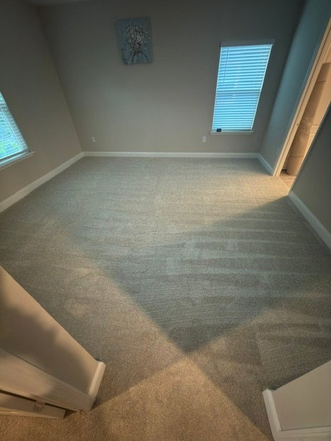 Carpet installation in Bartram Park Jacksonville townhouse bedroom