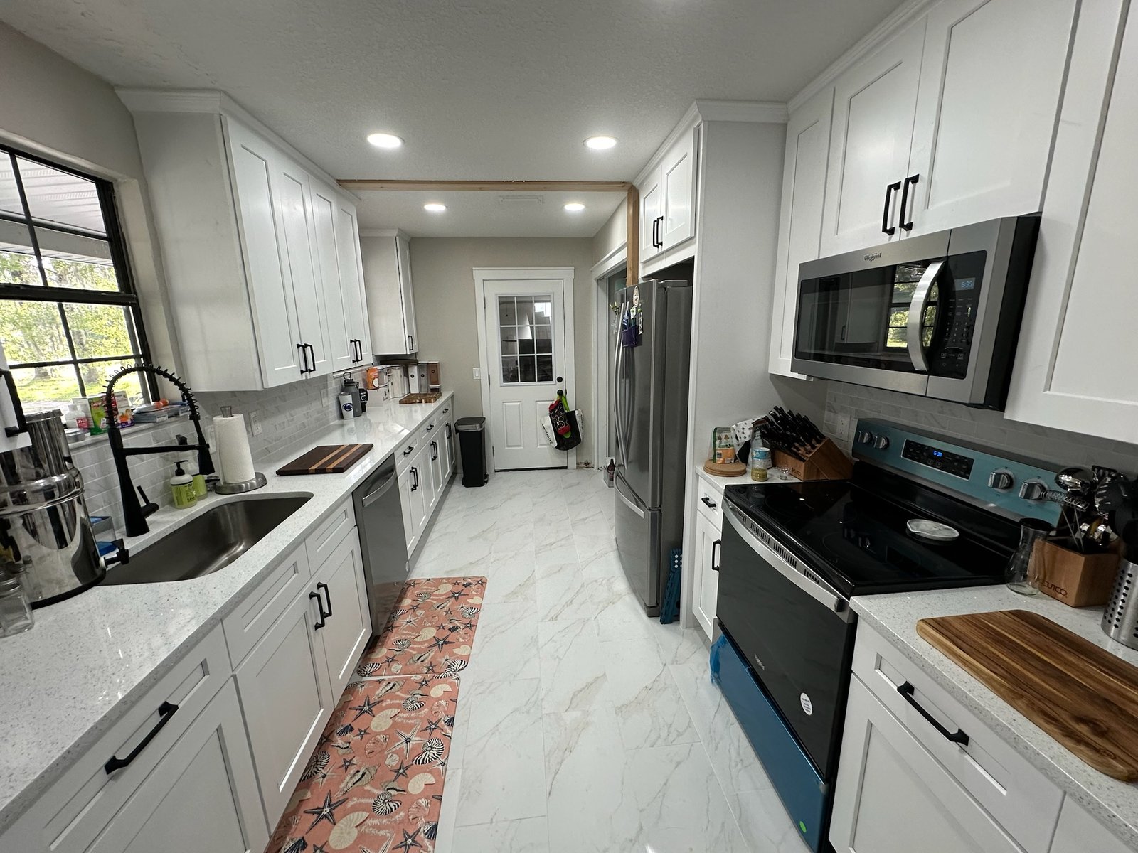 Kitchen tile flooring after remodel in Middleburg FL